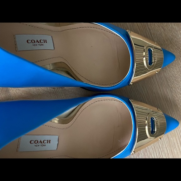 Coach Spazzalato French Blue Pumps - Picture 2 of 7